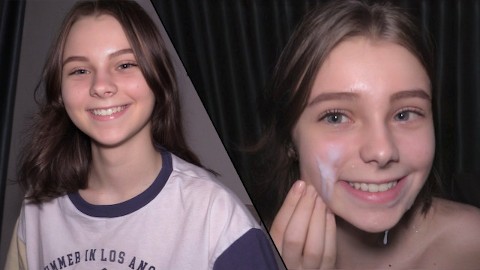 18 yaşındaki itaatkar sempatik kızın yüzüne döllerimle bakım yapıyorum