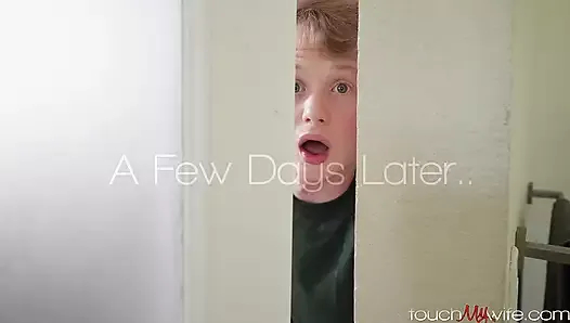 azgın karımın genç komşumuza siktirmesine izin verdim - charlotte rayn