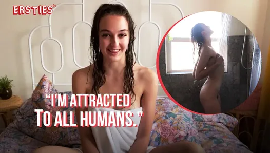 Duşta Ersties - ateşli Amerikan yavru Dubsie Mastürbasyon