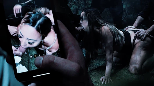 Asyalı kaşar Gangbang - Büyük Memeli Japon Kız Ormanda Bir sikişdoll Gibi Kullanılır Fetişi Dondur