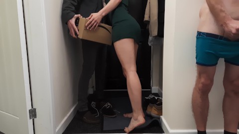 Teslimatçı Karımı Becerirken İzlemek Beni Çok Azdırdı