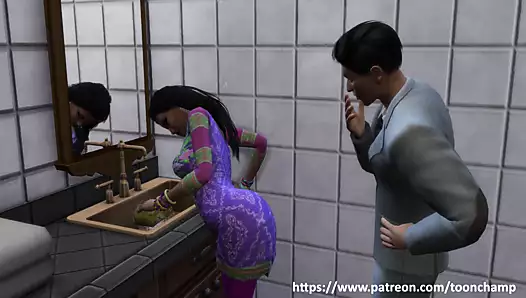 Ateşli Hint Erotik İnternet Dizisi  - Hizmetçi Sürprizi