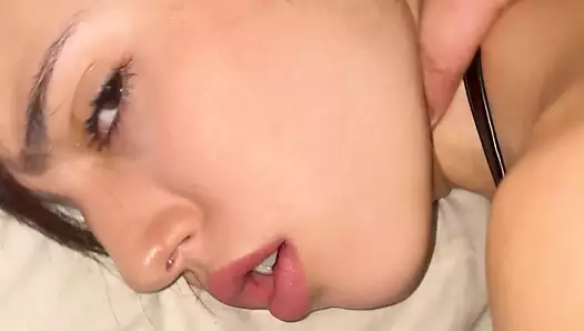 deri üst bir genç sıkı götten ve amcık sikişing