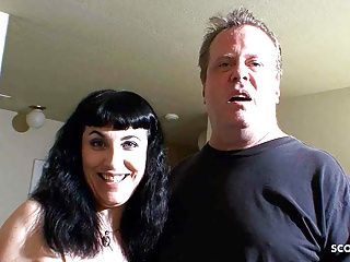 gerçek olgun çift ile kıllı eş ve küçücük penis adam at iş görüşmesi