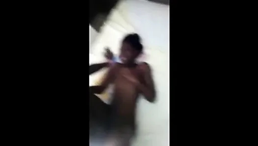 %100 video fait maison avec de jolie kadını