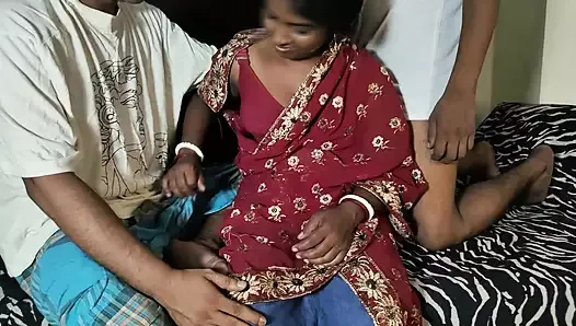 hint sevimli yenge kocasıyla aldatıyor ve iki üvey kardeşiyle sikişiyor