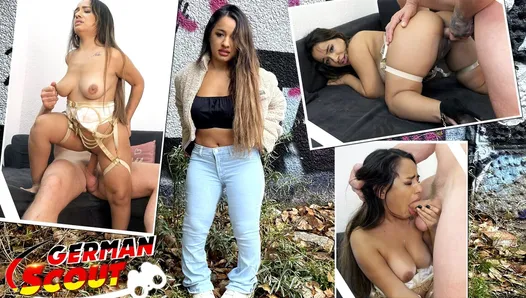 Alman izci - Küçük Latin Cüce Munequita Enfadada Büyük penis iş görüşmesi sikiş Konuşmak